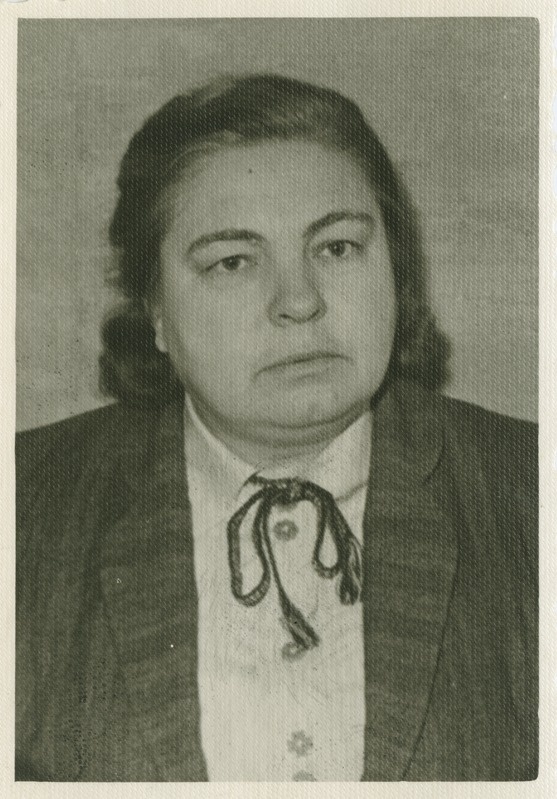 Melanie Rauk, TPI võõrkeelte kateedri juhataja, portree, 1955.a.