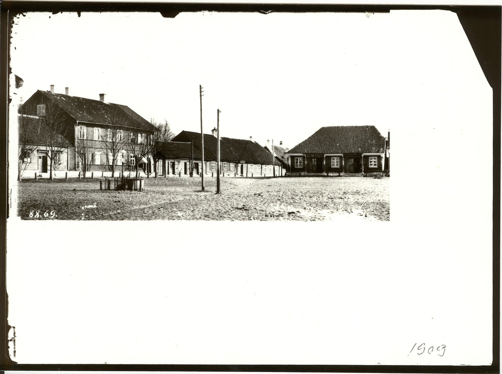 Photo, Turuplats (Keskväljak) Paides 1909.