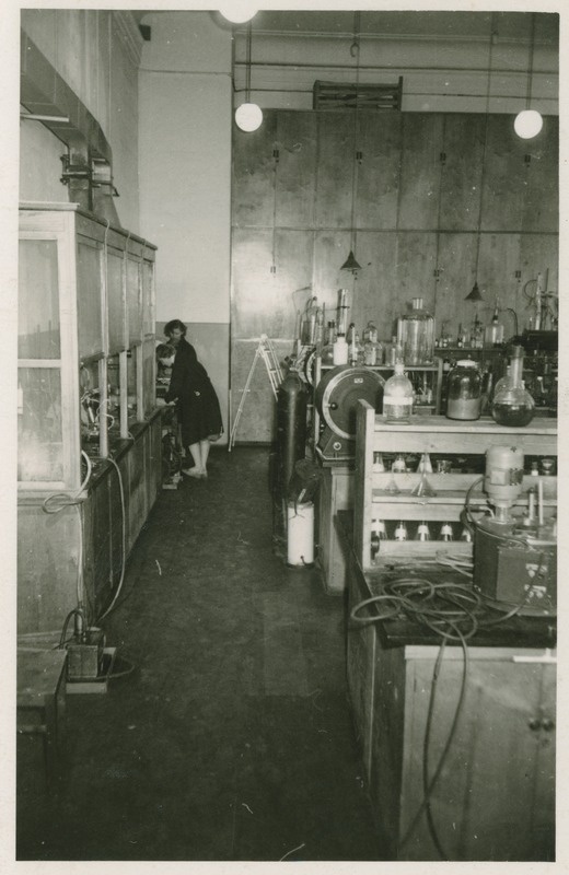 TPI anorgaanilise keemia laboratoorium Marati 4, 1950.-ndad a.