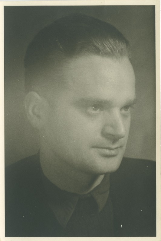 Leho Ründal, TPI assistent, portree, 1940.-ndad a.