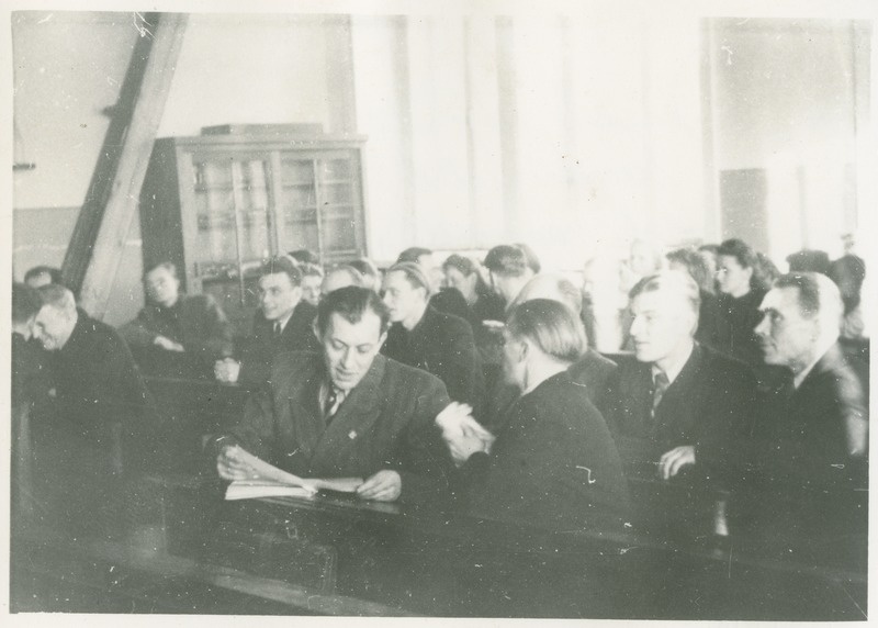 Diplomiprojektide kaitsmine TPI keemiateaduskonnas,1950.-ndad a.