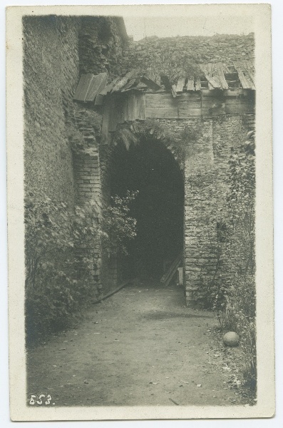 Tallinn, the ruins of the former Dominican monastery by the garden.
