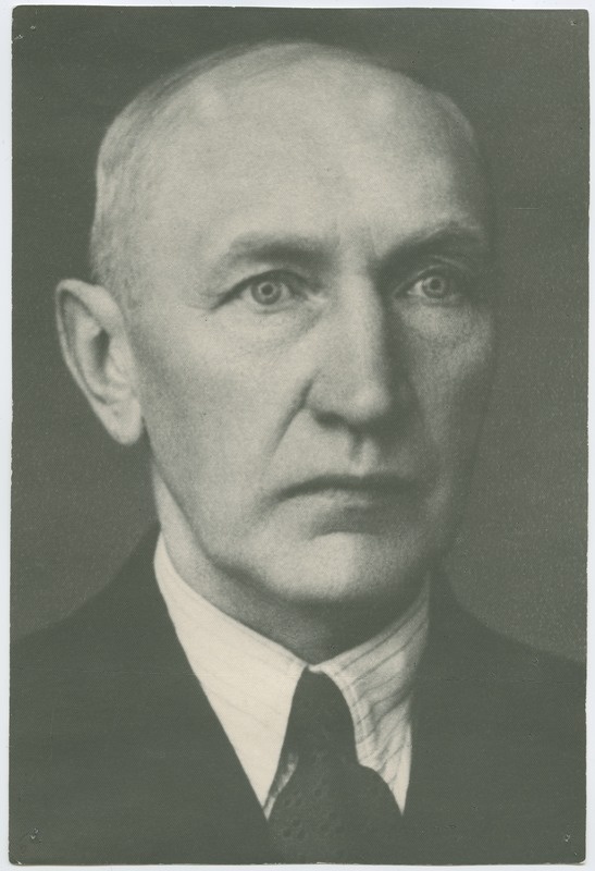 Paul Kogerman, professor, Tallinna Tehnikaülikooli esimene rektor, portree, 1936