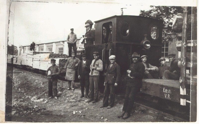 Photo. Järvakandi factories. Locomotive.