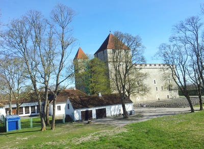 Kuressaare lossi vaade rephoto