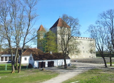 Kuressaare lossi vaade rephoto