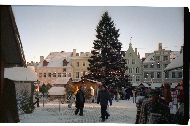 Christmas Tree on Tallinn Raekoja Square