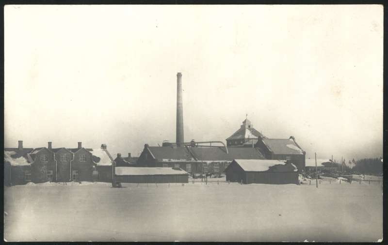 Postcard, Abja Linavabrik, remotely