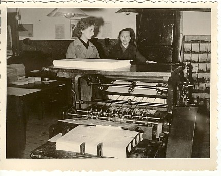 Photo, Tapa Printing House can get a new printing machine in 1961.