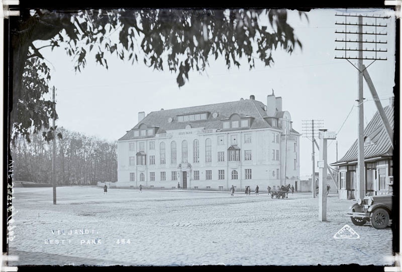 fotonegatiiv, Viljandi, Eesti Pank, ristmik