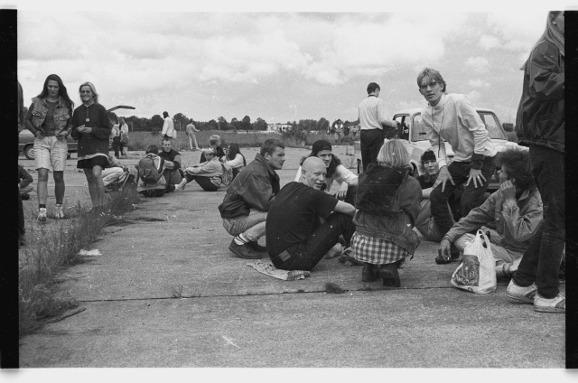 Rockfestival at Tapa airport; visitors
