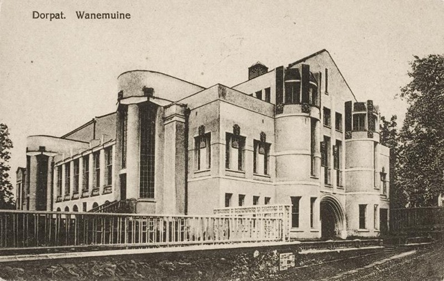 Photo postcard - Theatre "Vanemuine", 1919