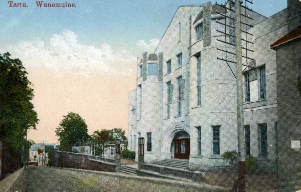 Theatre Vanemuine (arh. A. Lindgren, end-fassade (Aia t). Tartu, 1910-1915.