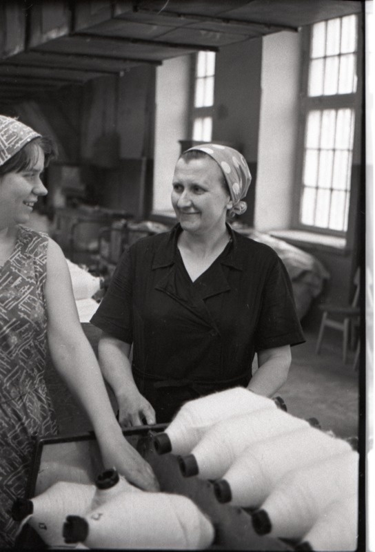 Malle Kurs, Vana ketrusvabriku meistriabi tsehhis