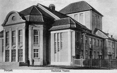 German Theatre (Last Small Vanemuine) and Garden t. Tartu, 1920-1928.  duplicate photo