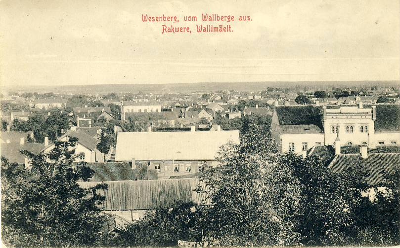 Rakvere, view of Vallimaal