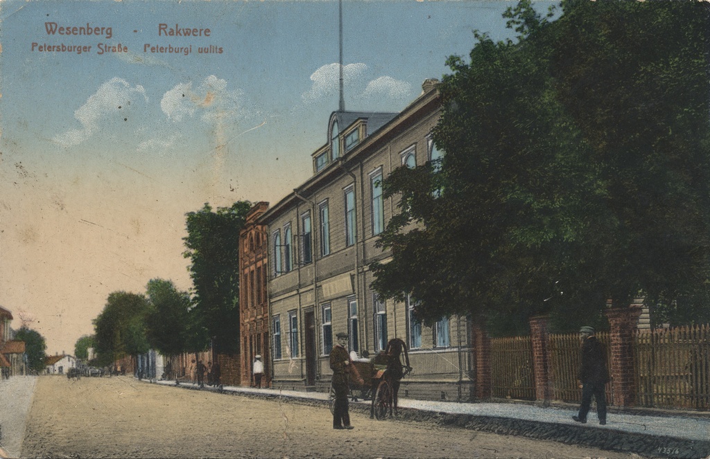 Wesenberg : Petersburger Straße = Rakwere : Petersburg Uulits