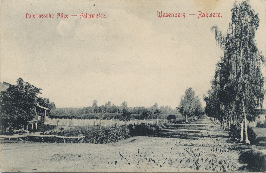Wesenberg : Palermoche Allee = Rakwere : Palermotee