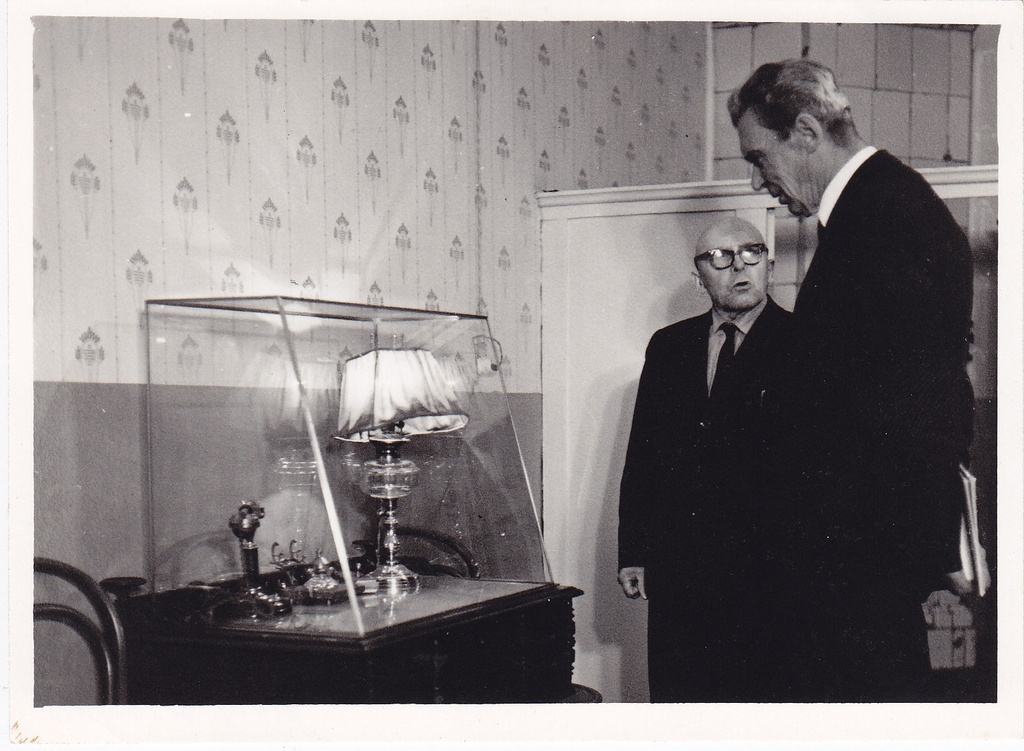 Nikolai Salm ja Richard Majak Smolnõis V.I.Lenini muuseumis