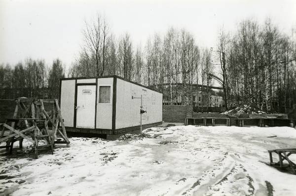 Construction of Tartu Song Square and Square in Startverre. 15.03.1991