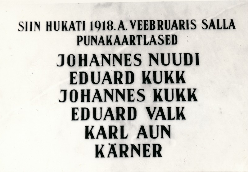 Mälestustahvel Kiltsi mõisas