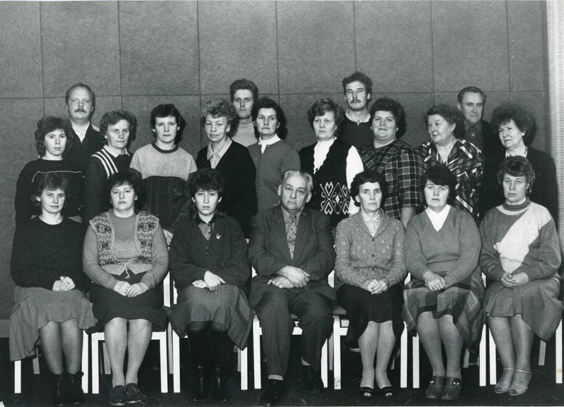 Alutaguse Metsamajandi personal ca 1986. a