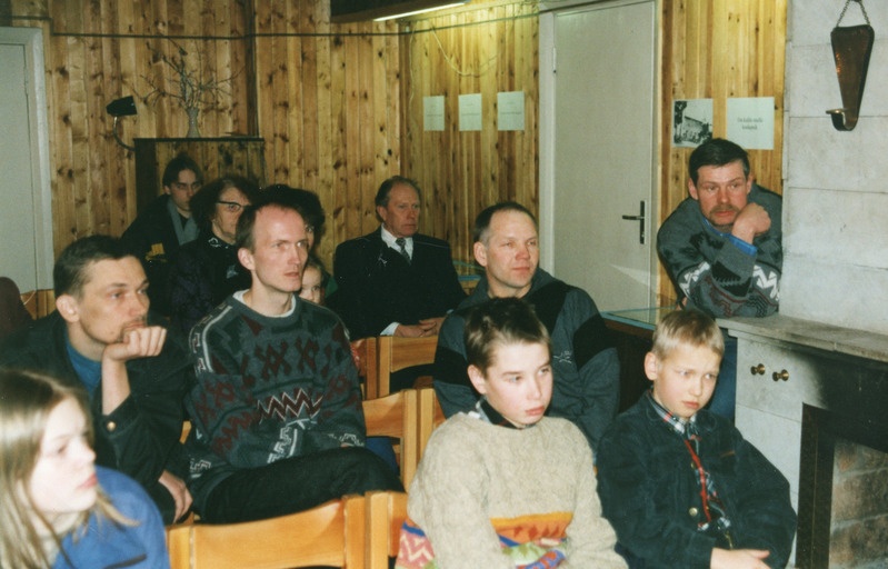 Kohtumisõhtu Erna retke võitjatega, 1999. a Iisaku muuseumis