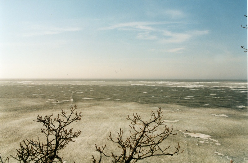 Loodusvaated rüsijää Peipsi järve ääres 19.04.1999