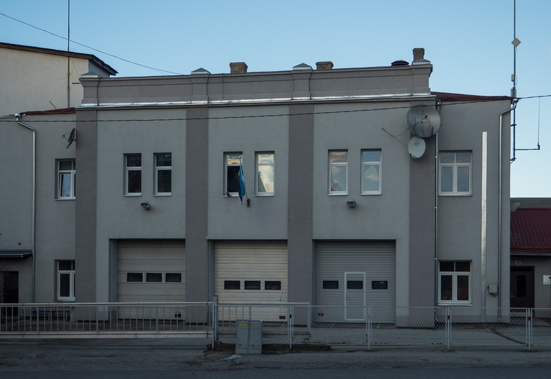 3. Armed Firemando building built on the 30th anniversary of the Soviet fire extinguishment in 1948. rephoto