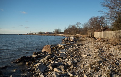 Reval : Strand at Ziegelskoppel rephoto