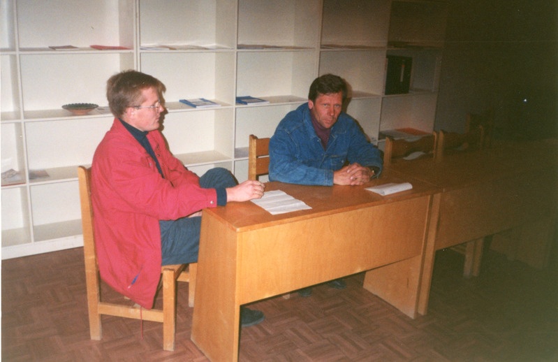 Tõnu Jaanipere ja Vello Taar, sügis 1995