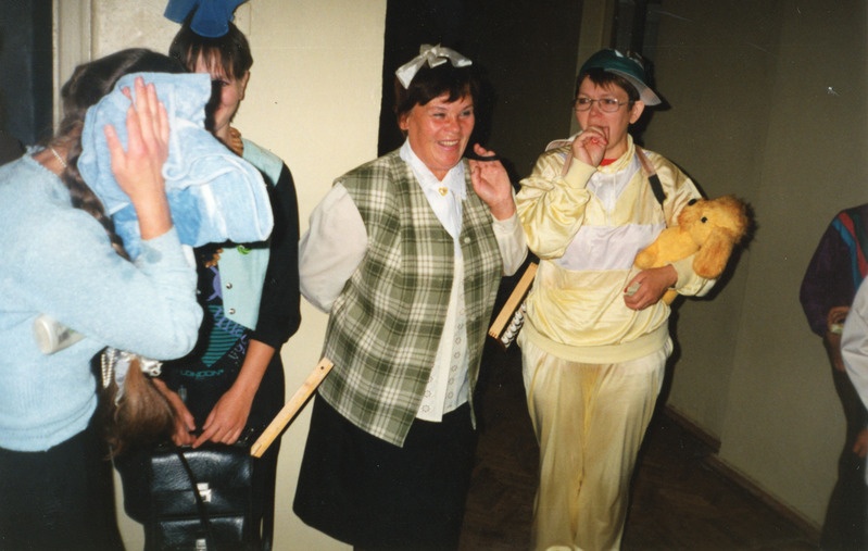 Õpetajate päev Iisaku koolis, Anne Krivan, Tiina Sabalotni, Kristina Reest, Anneli Sabalotni