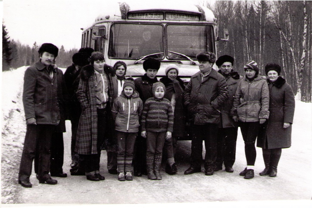 Alutaguse Metsamajand. Talispartakiaadist osavõtjad, 1982.a