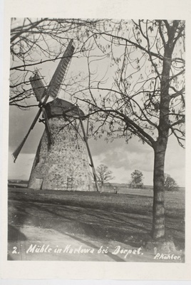 Mühle in Karlova at Dorpat.  duplicate photo