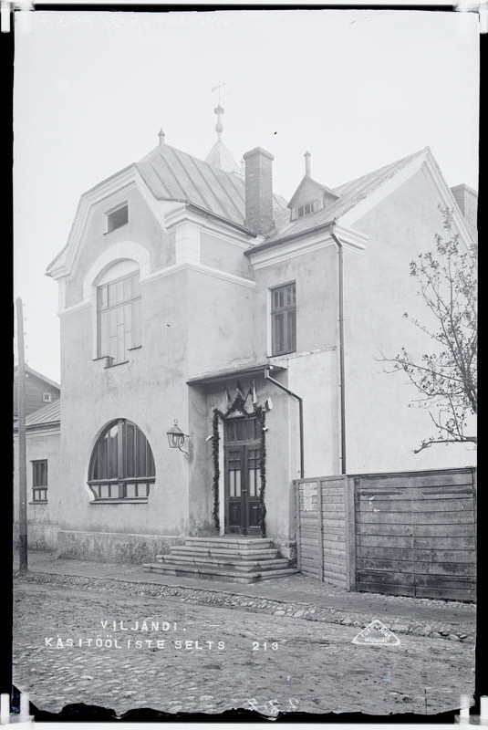 fotonegatiiv, Viljandi, Käsitööliste Seltsi maja