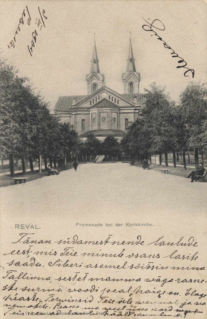 Reval : Promenade at the Carl Church