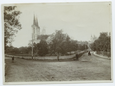 Tallinn, Kaarli Church, view from the city, Tõnismäe.  duplicate photo