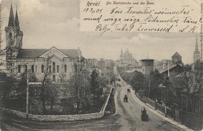 Reval : the Carl Church and the Dom  similar photo