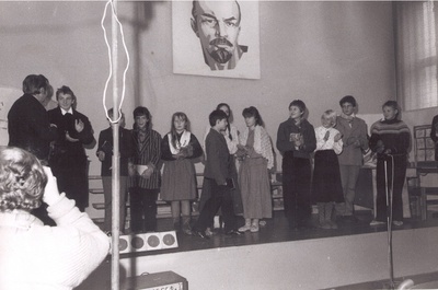 "Iisaku Kool 200". Helend Peep koos õpilasega  similar photo