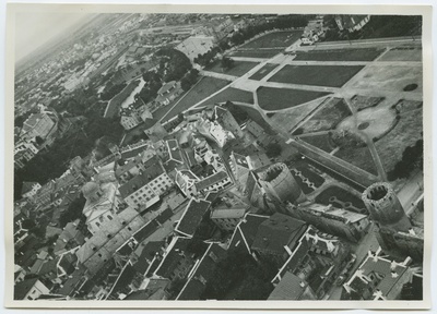 Tallinn, view of the Old Town and the Tower Square from the Tower of the Oleviste Church.  similar photo