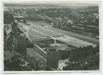 Tallinn, view of the Tower Square from the Oleviste Tower.  similar photo