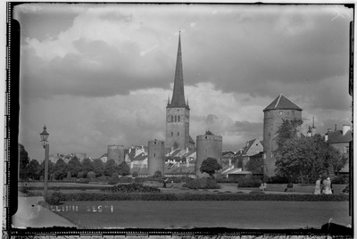 View of the Tower Square and the Oleviste Church  duplicate photo