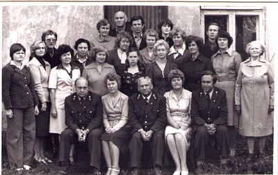 Alutaguse Metsamajandi töötajad, 1982. a  duplicate photo