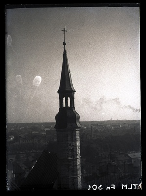 Tallinn, Oleviste Church, Bremer cable tower.  duplicate photo