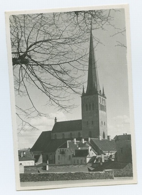 Tallinn, Oleviste Church, views of the stories.  duplicate photo