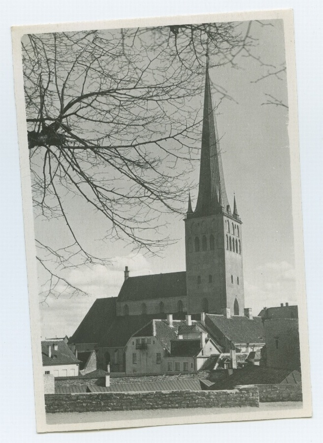 Tallinn, Oleviste Church, views of the stories.