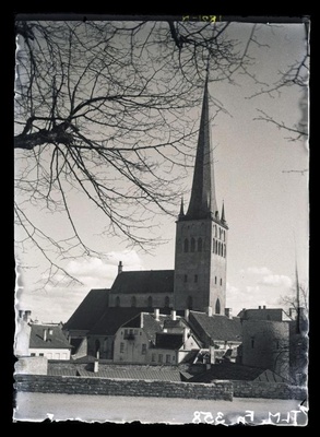 Tallinn, Oleviste Church, views of the stories.  duplicate photo