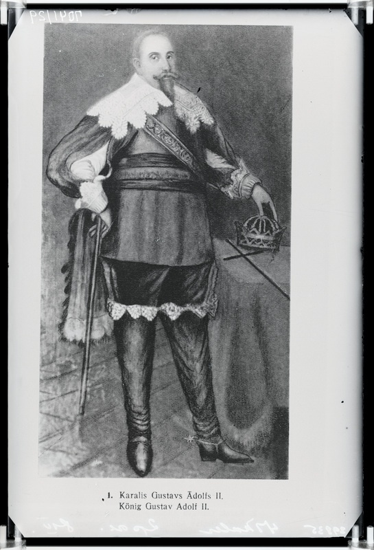 Reprofoto trükisest. Gustav II Adolf.