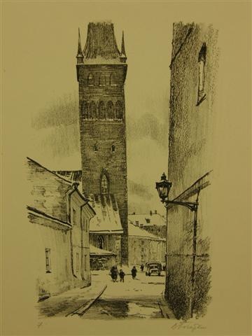 Graphic page Oleviste Church by Laia Street