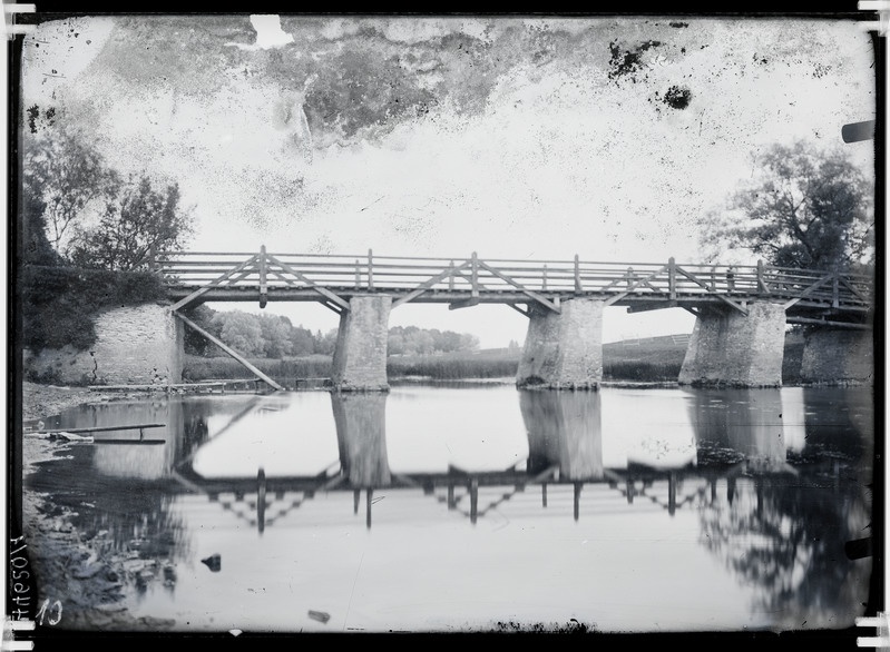 Sild Vigala jõel Vana-Vigalas enne 1911.a.